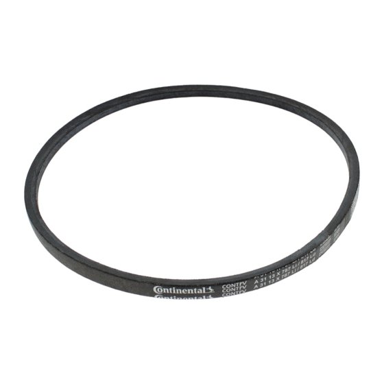 V-Belt for Wacker VP1550Aw, VP1550A, VP1340A Compactors - OEM No. 5100028101