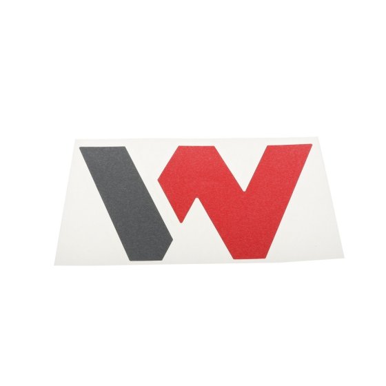Label Symbol (Grey/Red) for Wacker BPS1340B, BPS1550B Compactor - OEM No. 5100058733