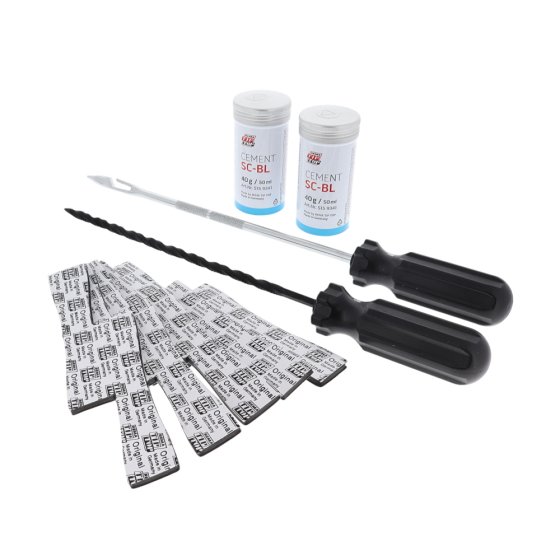 80g Cement Plug Kit for Temporary Tyre Repair - Pack of 10
