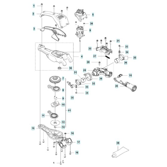 Gear Housing for Husqvarna 520iHE3