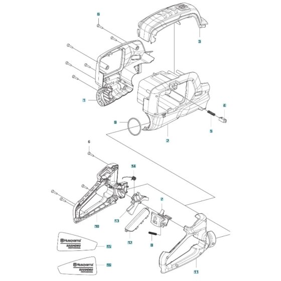 Housing for Husqvarna 522iHD60
