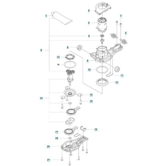 Gears for Husqvarna 522iHD75