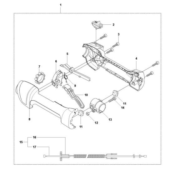 Throttle Control for Husqvarna 525HE3