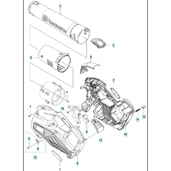 Tube Assembly for Husqvarna 525iB