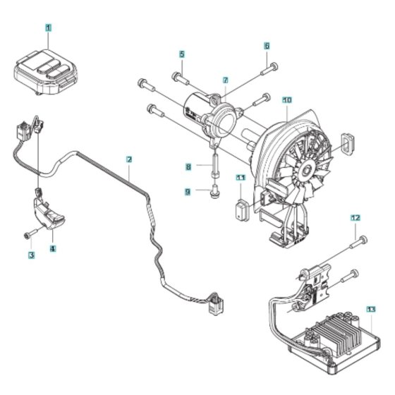 Electrical for Husqvarna 525iLXT