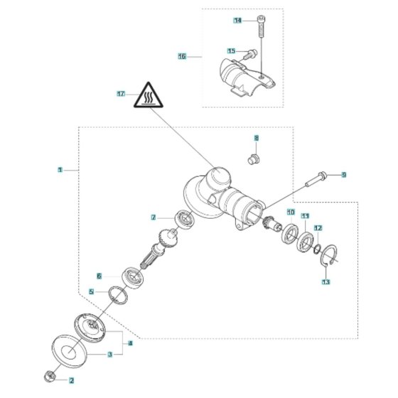 Bevel Gear for Husqvarna 525iRXT