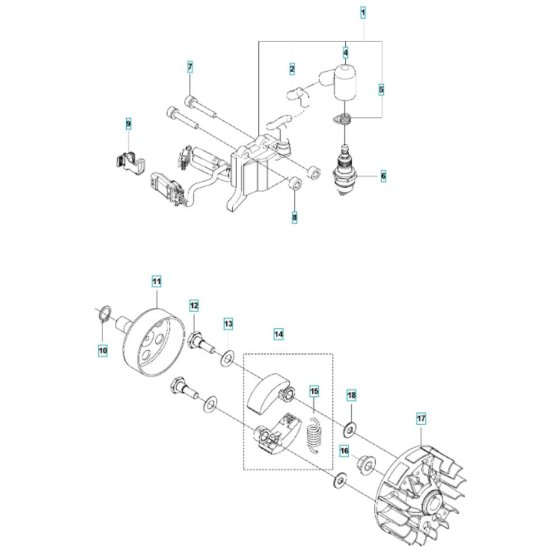 Ignition Assembly for Husqvarna