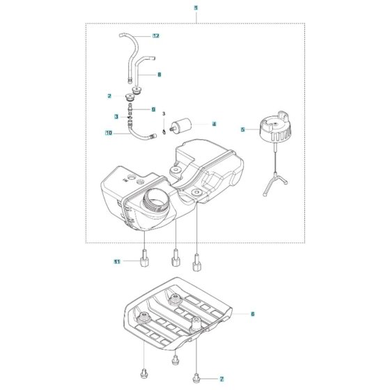 Fuel Tank Assembly for 525RX
