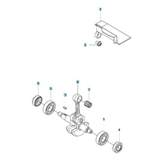 Crankshaft Assembly for 525RXT