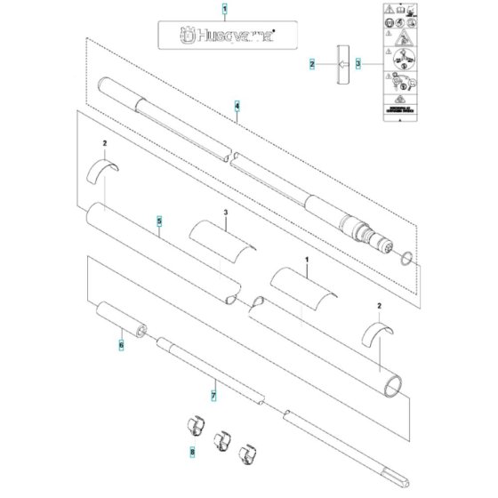 Shaft Assembly for Husqvarna