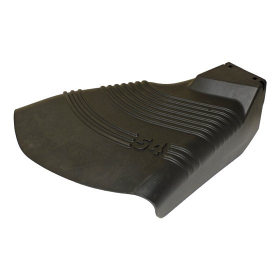 Deflector for Husqvarna EZ 4819 KAA, EZ 5426 BI Ride-On Lawn Mowers - OEM No. 532 18 72-57