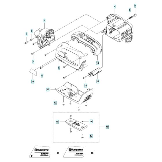 Housing for Husqvarna 535iFR