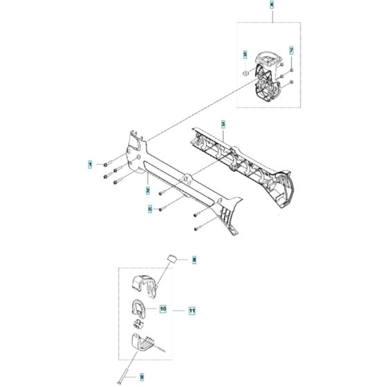 Suspension for Husqvarna 535iFR