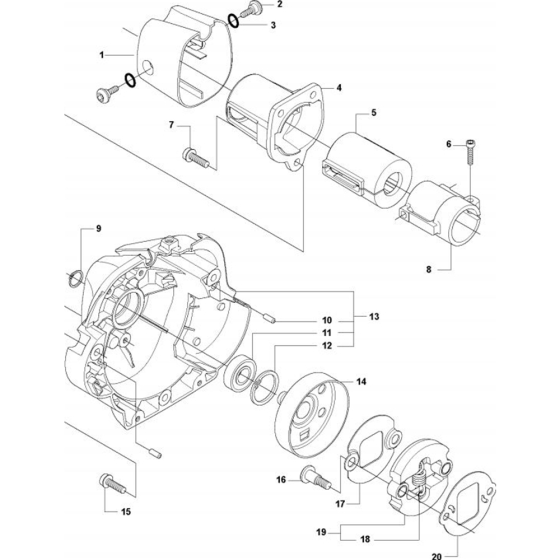 Clutch for Husqvarna 535 LK