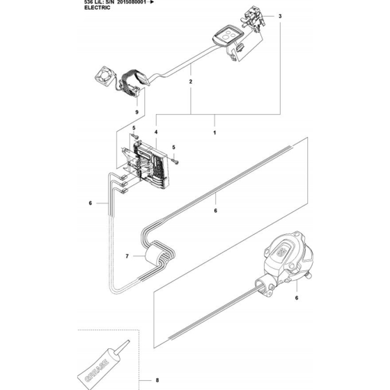 Electrical Parts for Husqvarna 536 LiL