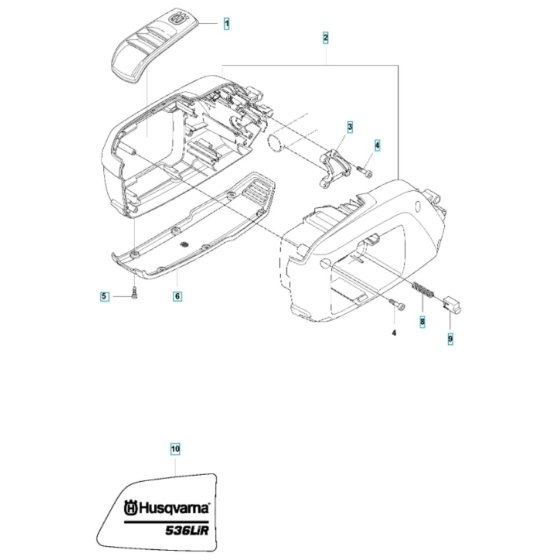 Housing for Husqvarna 536LiR