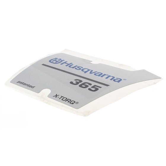 Label for Husqvarna 365X-TORQ Chainsaws - 537 23 02-14