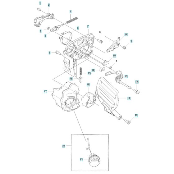 Chain Brake for Husqvarna 540i XP