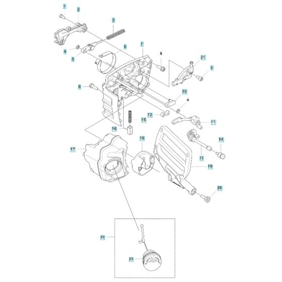 Chain Brake for Husqvarna 540i XP