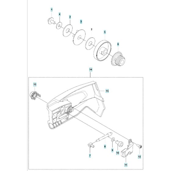 Clutch for Husqvarna 540i XP