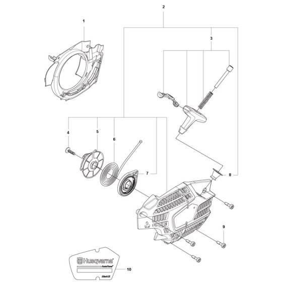 Starter Assembly for Husqvarna