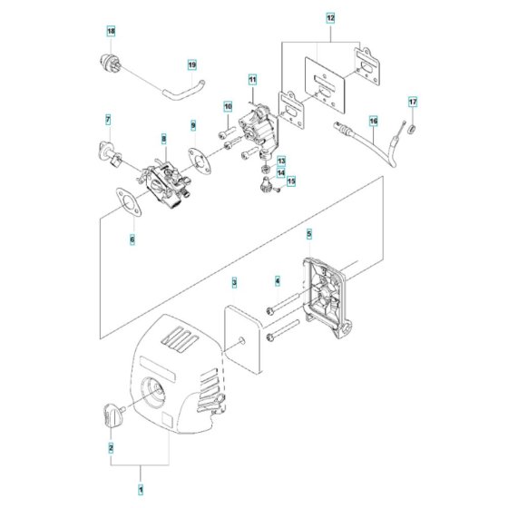 Air Filter Assembly for Husqvarna