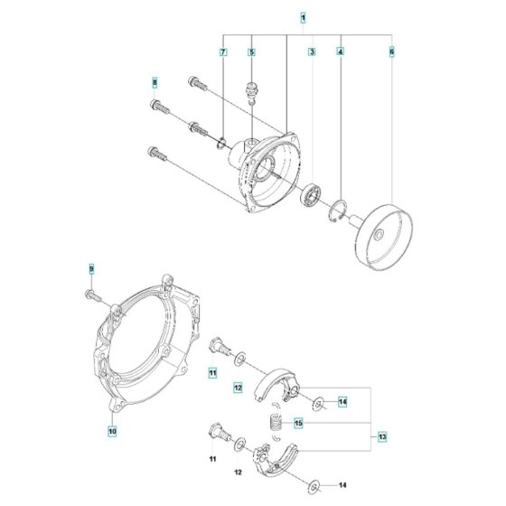 Clutch Assembly for Husqvarna 543RB