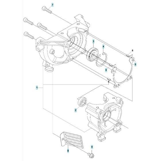 Crankcase Assembly for 543RB
