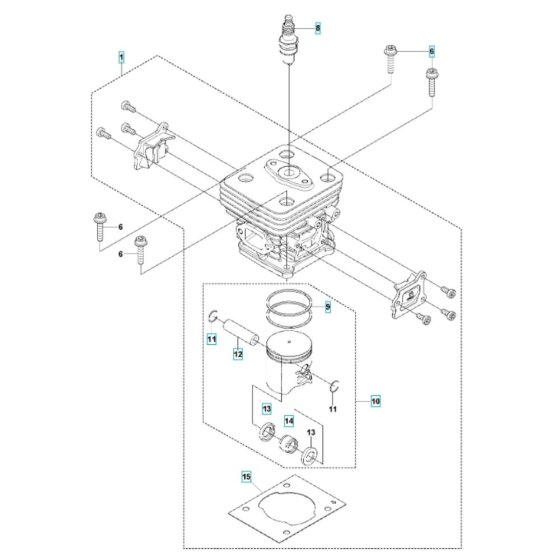 Cylinder Assembly for 543RB