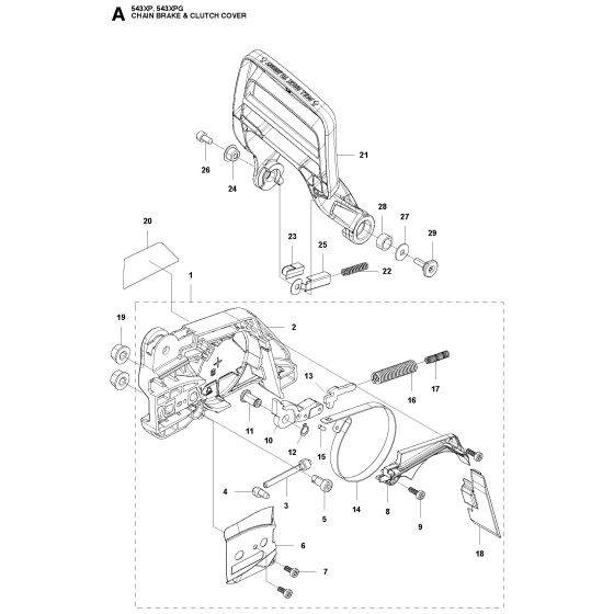 Chain Brake & Clutch Cover