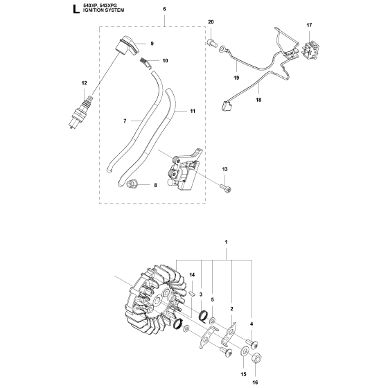 Ignition System for Husqvarna 543XP