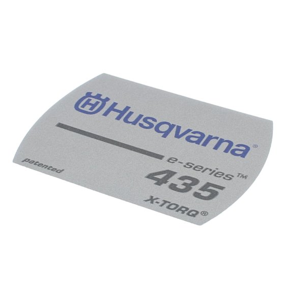 Label Starter for Husqvarna 435 X-TORQ Chainsaws - 544 46 36-02