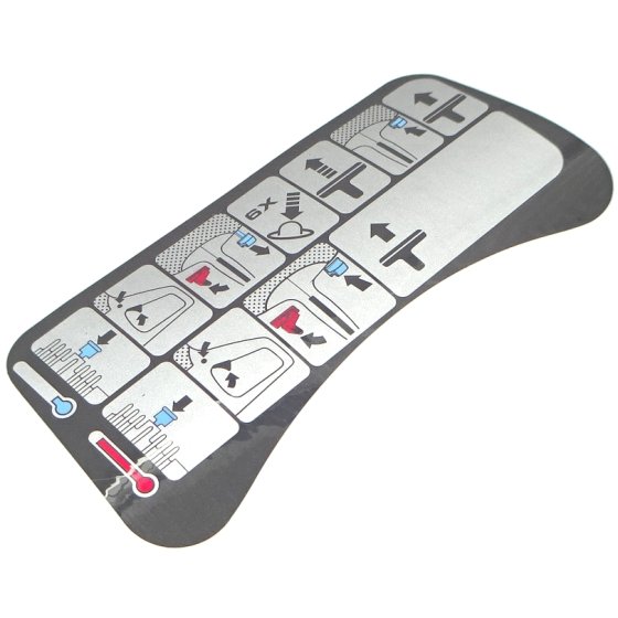 Label for Husqvarna K760 - 544 89 09 02