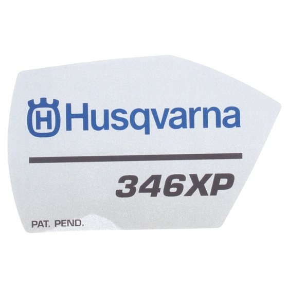 Label for Husqvarna 346XP Chainsaws - 544 97 36 01