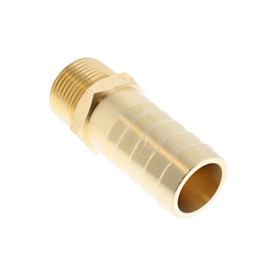 Brass 3/4" Male BSP Thread to 1" Hose Tail Fitting