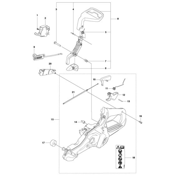 Assembly for Husqvarna 550XP