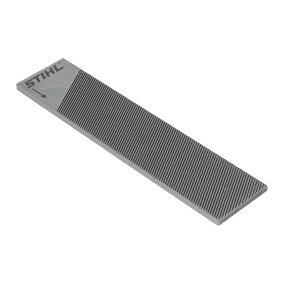 Flat File for Cutting Attachment Maintenance Tools - 5605 773 4200