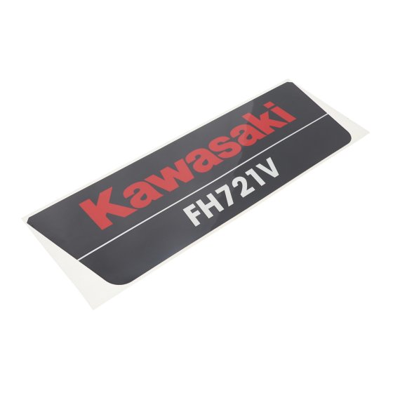 Label for Kawasaki FH721D Engines - OEM No. 560800740