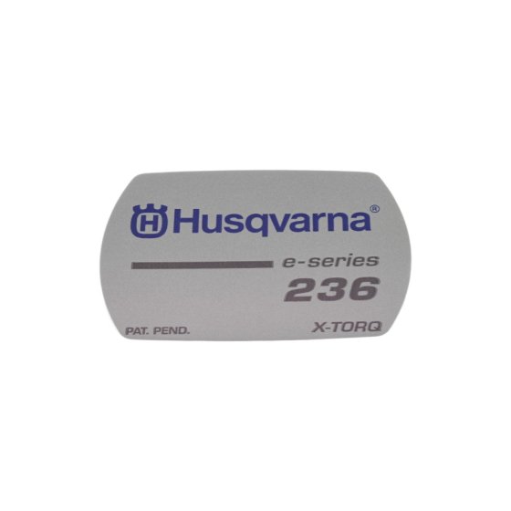 Decal for Husqvarna 236 Chainsaw - Genuine Part - 575 73 03-01