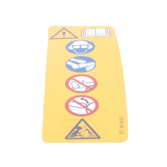 Decal for Husqvarna 120I, 545, 55, 556 Chainsaws - 577 84 43-01