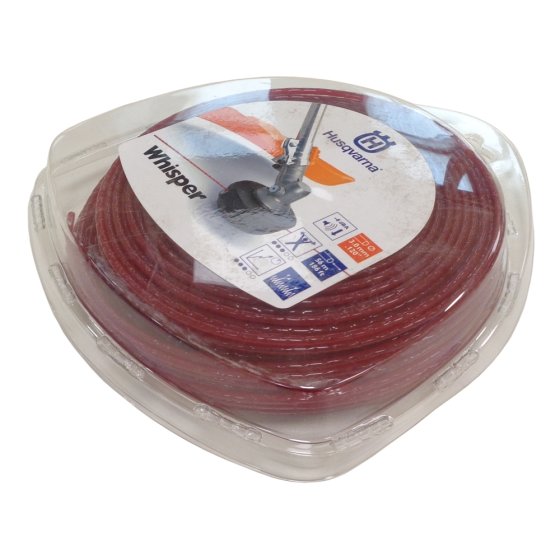 Husqvarna Whisper Trimmer Line Dia. 3.0mm x 56m, Red (Donut) - 578 43 68-01