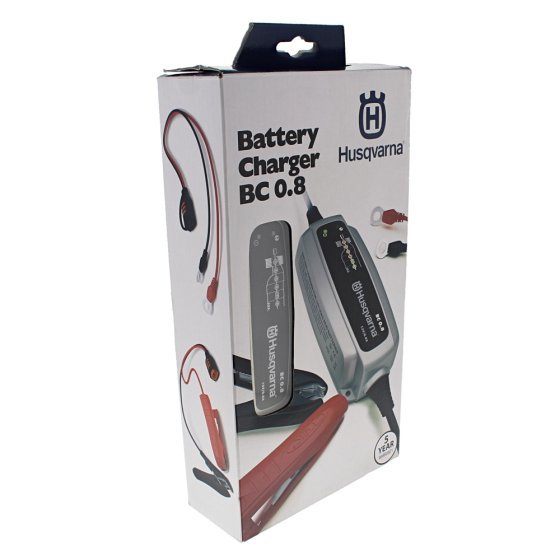 Husqvarna 12v Battery Charger BC 0.8 for Tractors & Riders - OEM No. 579 45 01 03