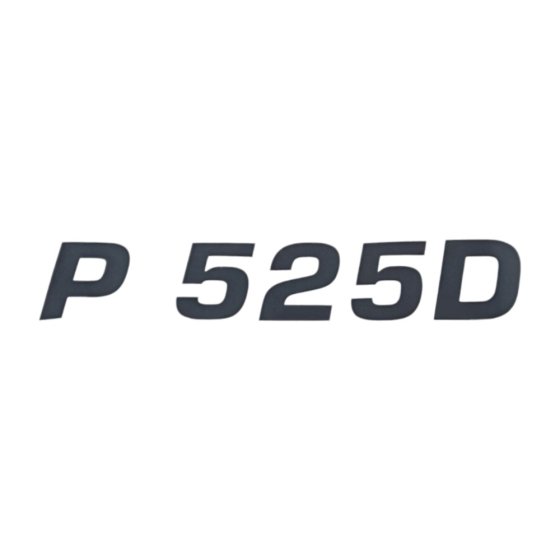 Decal for Husqvarna P525D Ride on Mowers - OEM No. 579 55 81-01