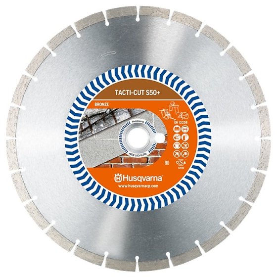 14"/350mm Husqvarna Tacti-Cut S50+Diamond Blade