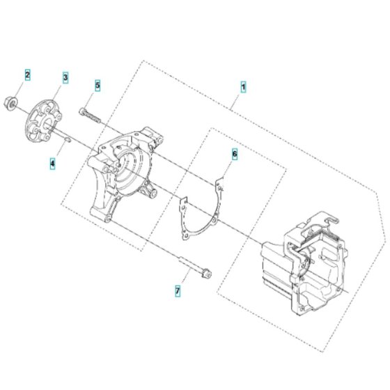 Crankcase Assembly for 580BFS
