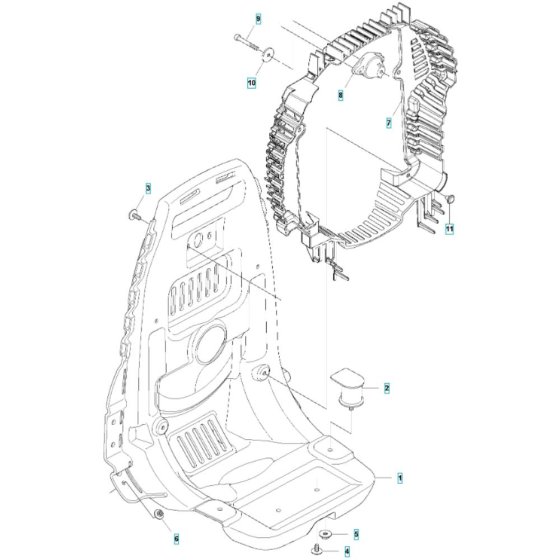 Frame Assembly for Husqvarna Blower