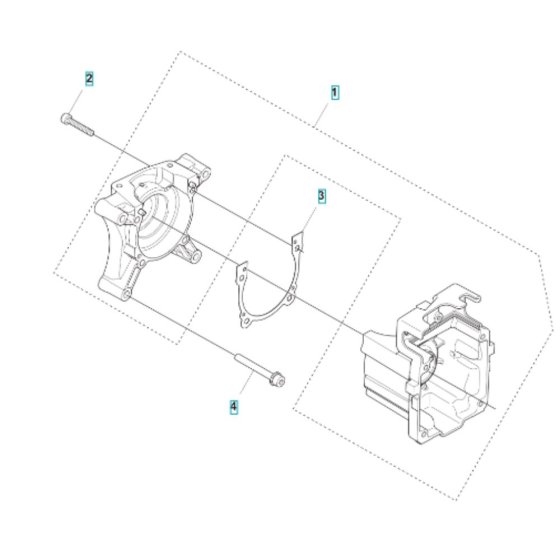 Crankcase Assembly for 580BFS