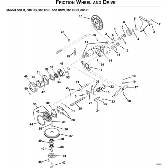 Drive Assembly for Husqvarna 580