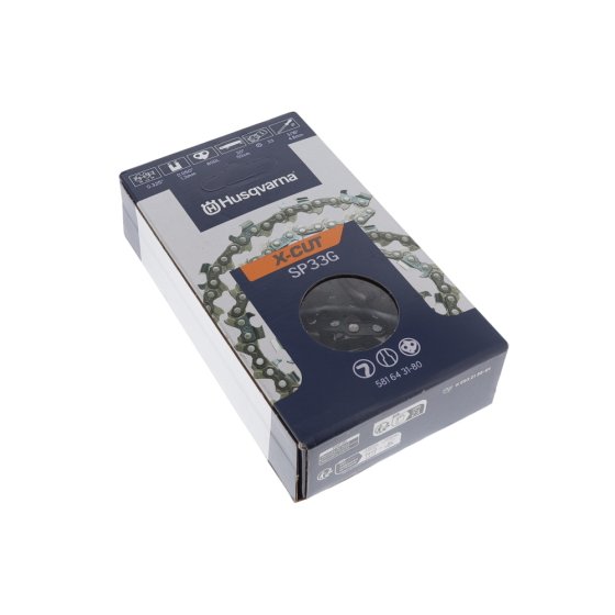 Saw Chain Sp33g Semi Chisel Pi - Genuine Husqvarna Part - OEM No. 581 64 31-80