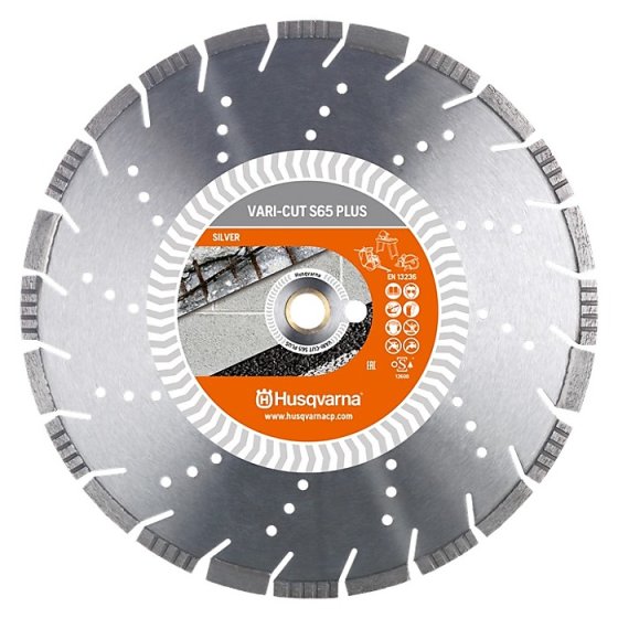 Husqvarna Vari-Cut S65 350mm/13.7" - Arbor Size:25.4/20mm Diamond Blade